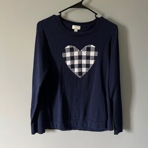 J. Crew Factory Teddie Sweater Nay blue MEDIUM
